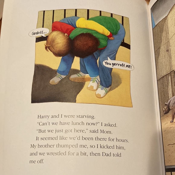 ZOO by Anthony Browne SC Book Illustrated Witty Animal Behavior (Out of Print) - Picture 3 of 5